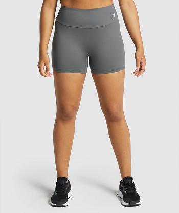 Szorty Damskie Gymshark Treningowe Szare | PL 2408TCE